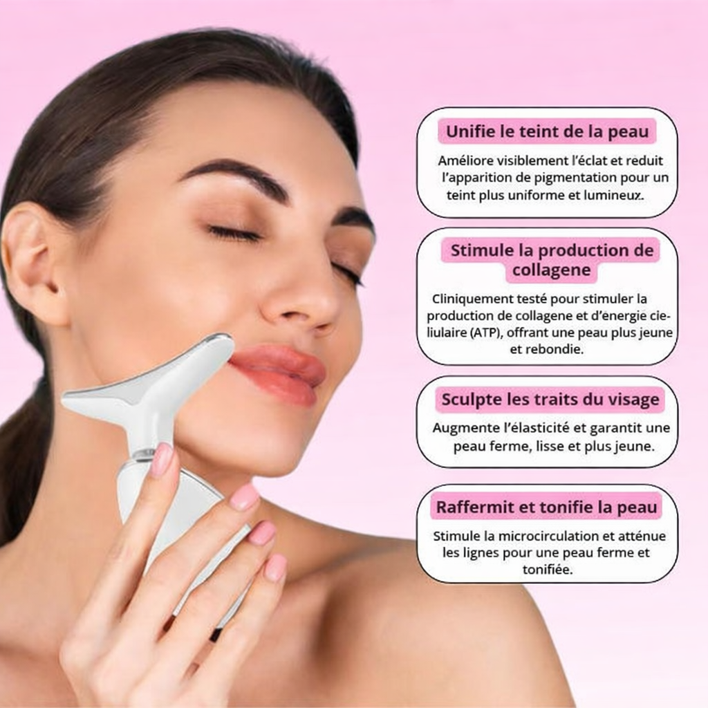 Avirly - Masseur facial LED tonifiant
