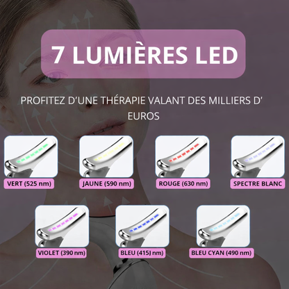 Avirly - Masseur facial LED tonifiant